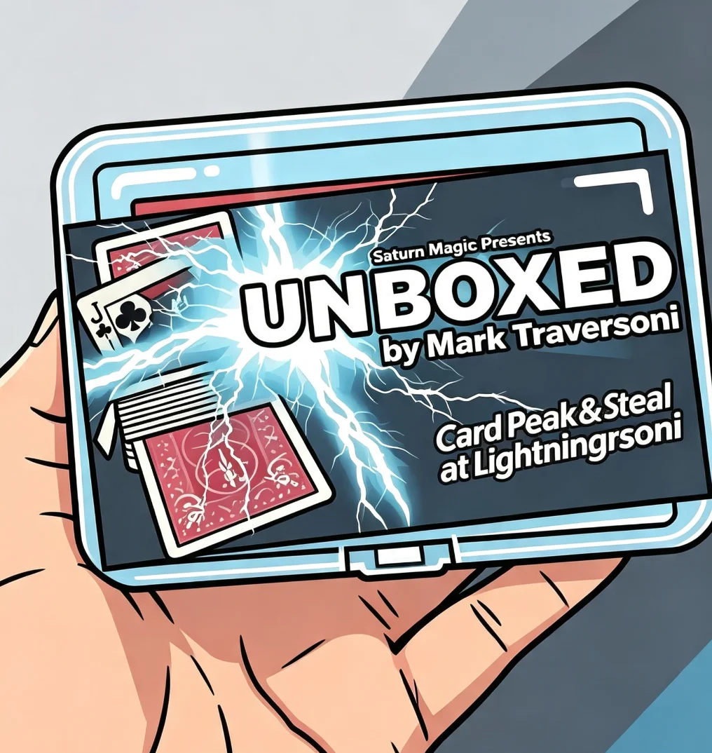 Unboxed (Gimmicks and Online Instructions) Mark Traversoni Close Up Performer Magic Tricks Beginner Magician Magia Props Comedy