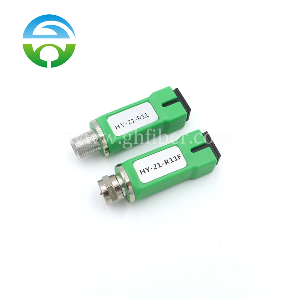 CATV Optical Node Mini FTTH Passive Receiver, Fiber Converter, One RF Port, R11, 10Pcs