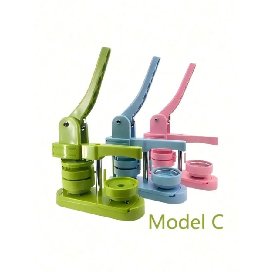 

Машинка для изготовления значков своими руками 35-55 мм (1,37-2,16 дюйма), портативный пресс для кнопок с круглым резаком, ножницами и наклейками для M.