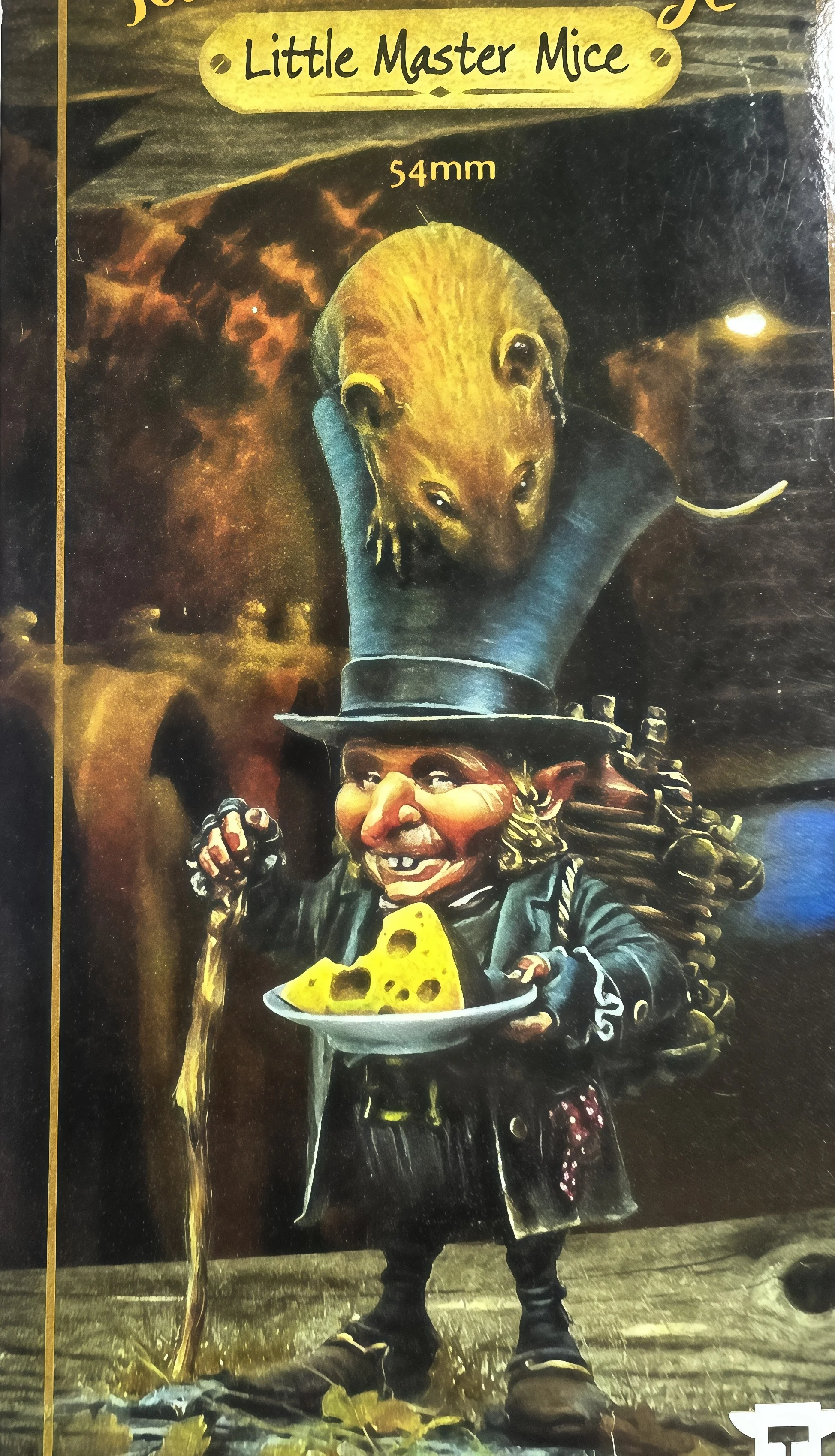 

Комплект для сборки модели из литой смолы, 54 мм, GK, модель волшебника из смолы хомяка, неокрашенный