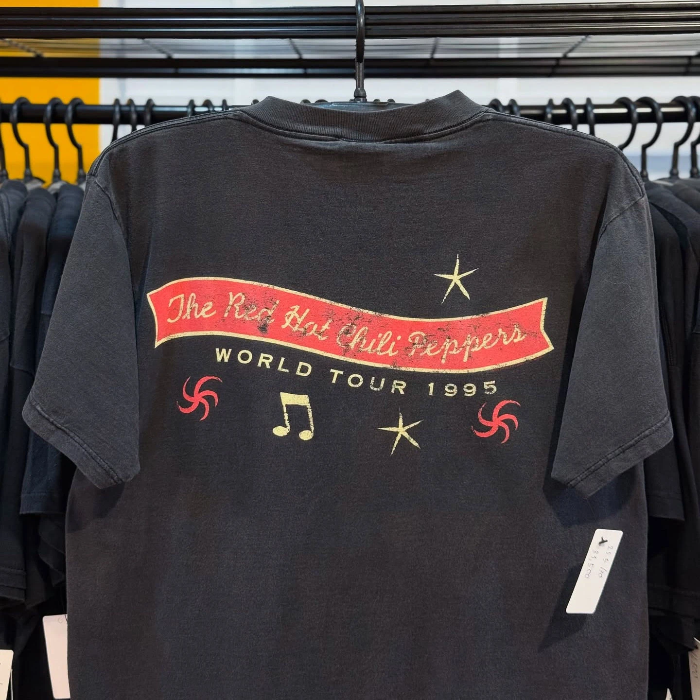 Vintage Red Hot Chili Peppers One Hot Minute RHCP 1995 Band Grafik T-Shirt Baumwolle Herren Damen T-Shirt Sommer Streetwear – Detail 5