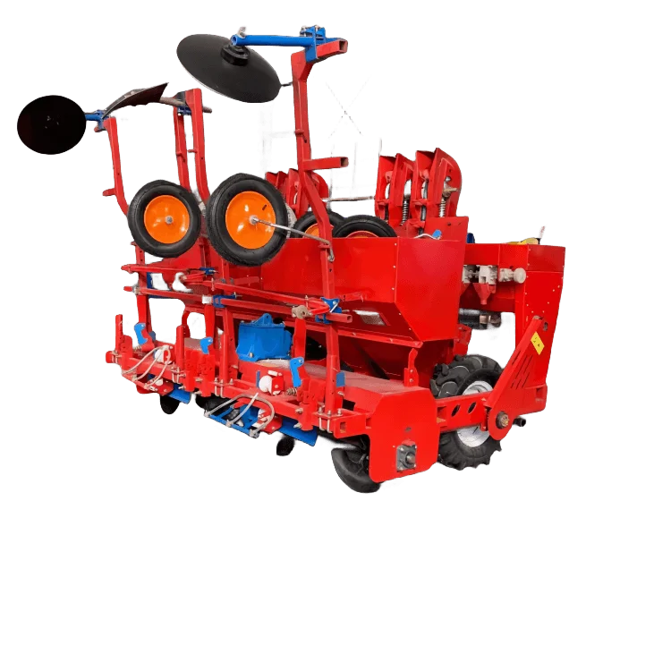 Farm Tractor 3 Point Mounted Two Ridges Two Rows Potato Planter Seeder Machine