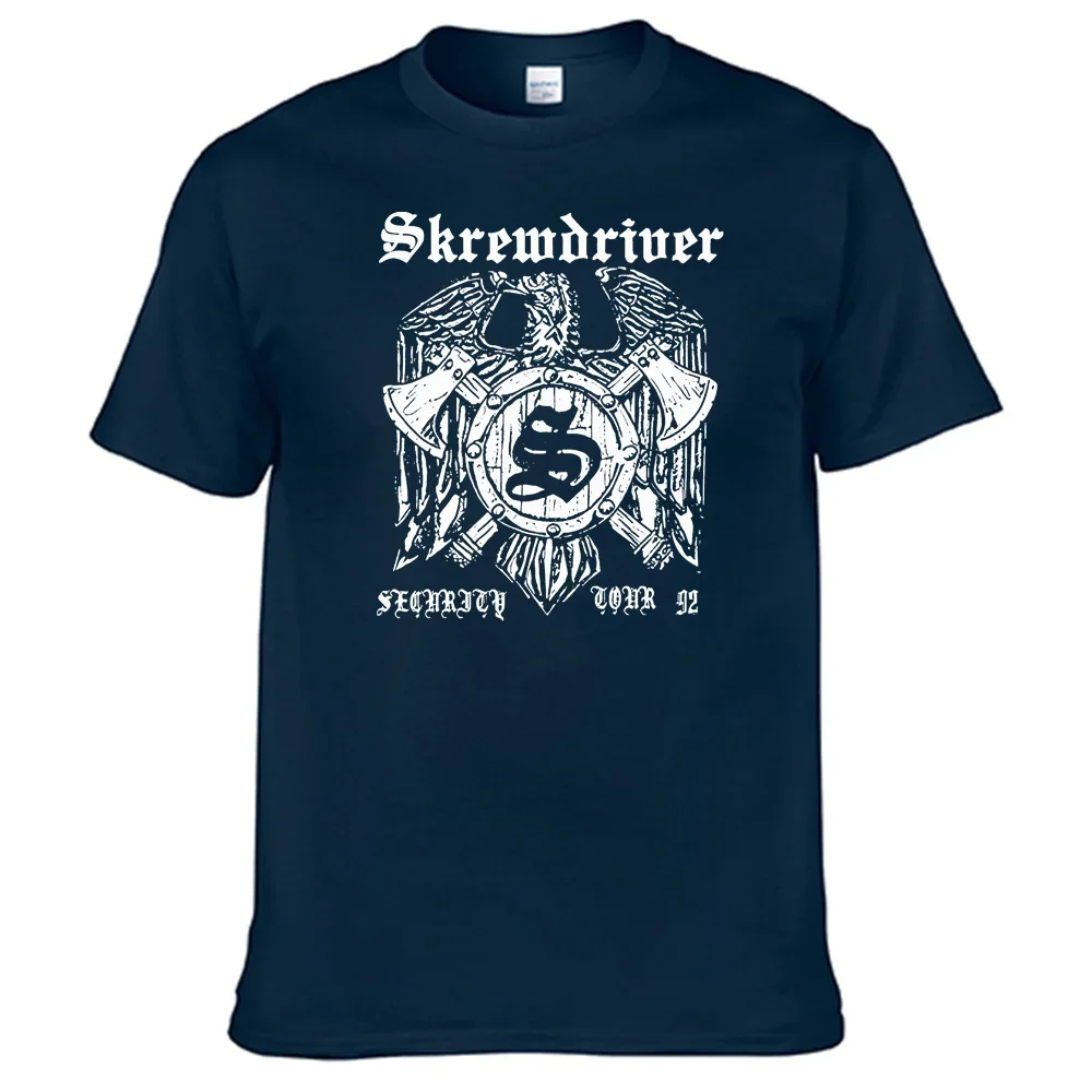 Band Skrewdrivers T Shirt 100% Cotton Men Shirt N010