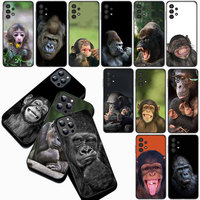 Monkey Gorilla Ape Baby Animal Phone Cover for OPPO A80 A40 A60 A74 A95 A94 A15 A16 A17 A38 A57 A58 A78 A79 A54 5G TPU Case