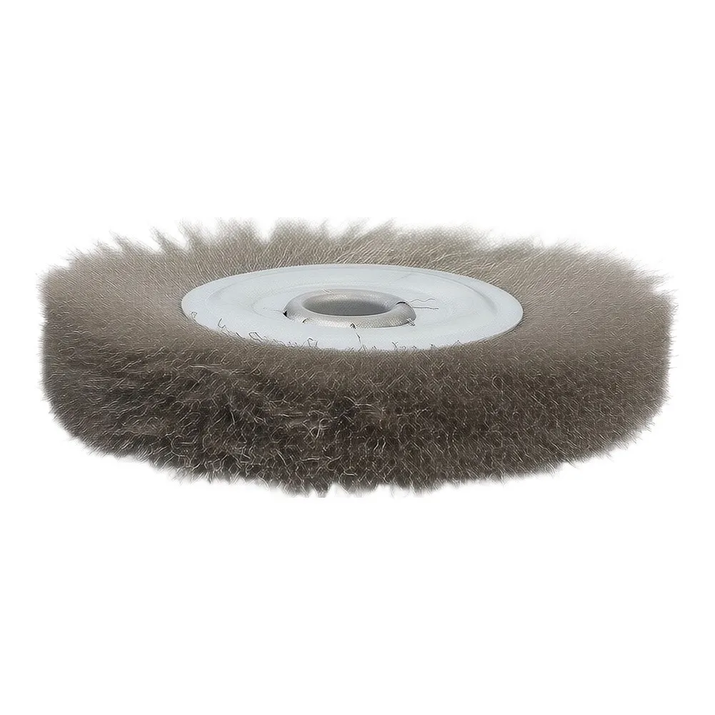 Crimped Stainless Steel Wire Wheel Brush for Angle Grinder Use in Preparation Carbon Removal and Edge Finishing