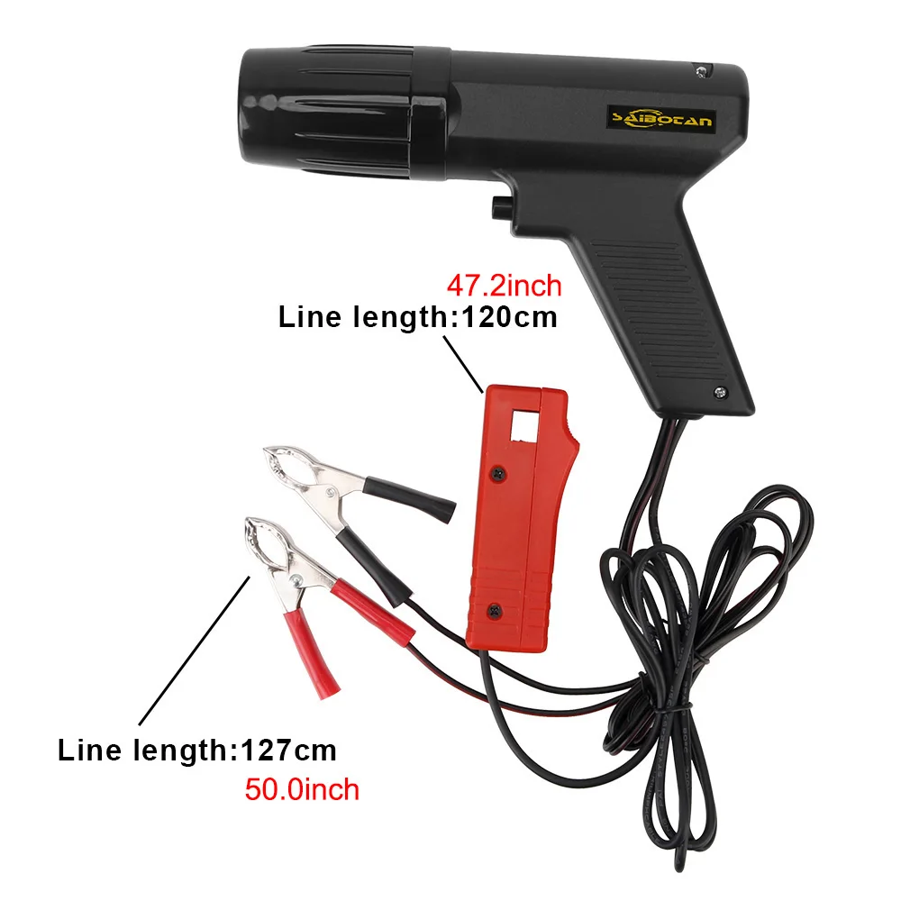 Ignition Timing Pistol Detector 12V For Car Motorcycle Marine Tl-122 Tester Light Strobe Lamp Inductive Petrol Stroboscopic Gun