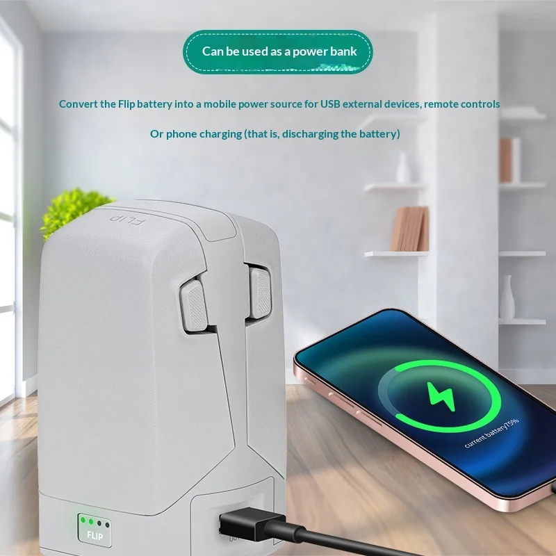 Suitable for DJI FLIP charger battery butler dual storage two-way charger accessories