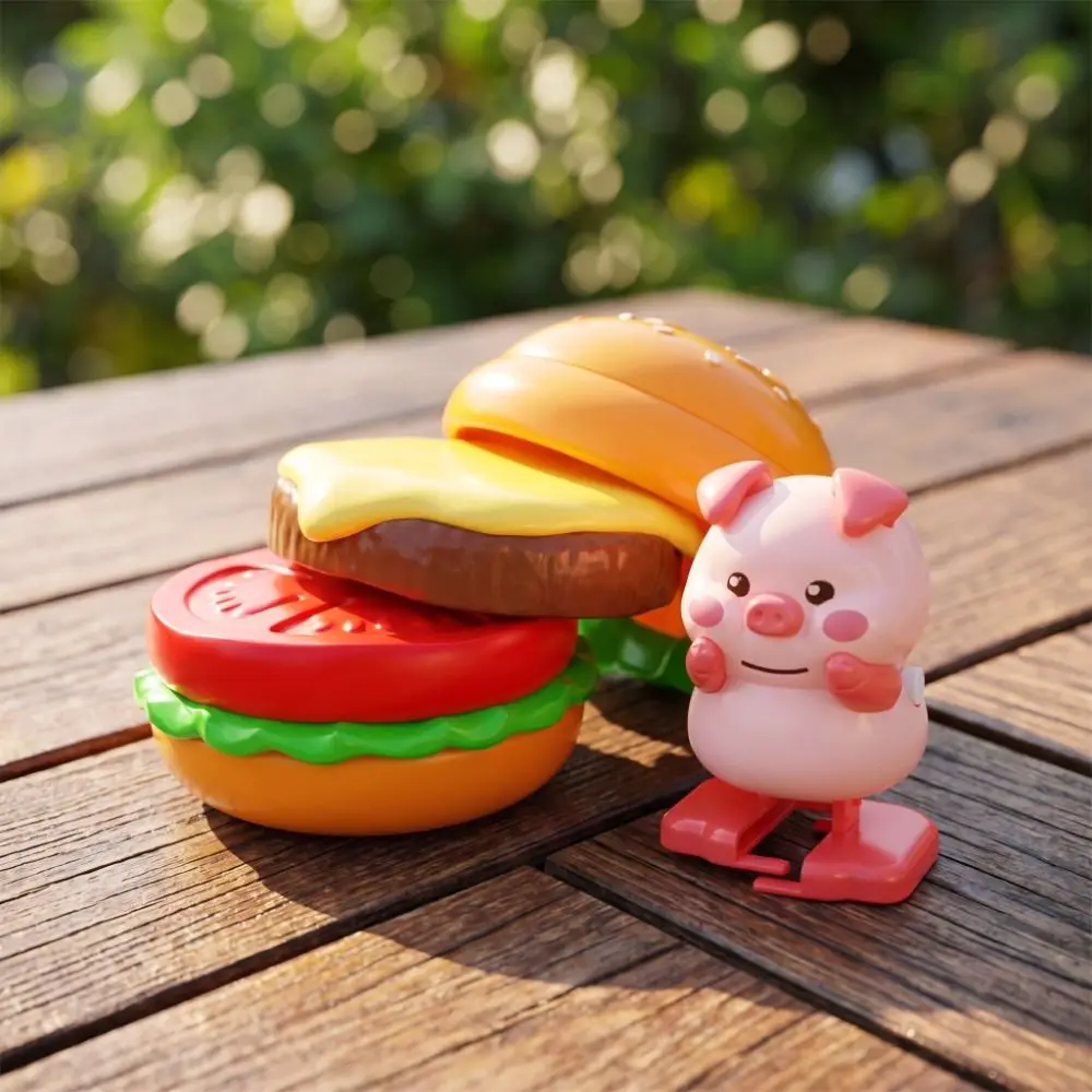 figuras-de-hamburguer-de-corda-com-movimento-de-animais-engracadas-e-fofas-pintinho-interativo-e-porquinho-de-hamburguer