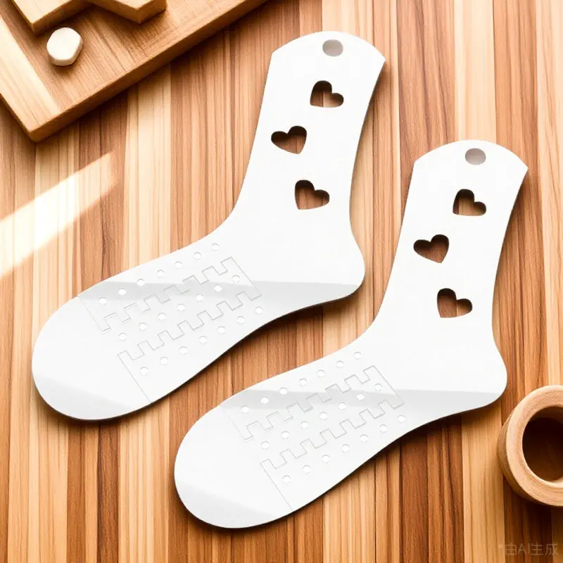 

2 шт. акриловые блокиры для носков, формы для вязания, инструменты для рукоделия, держатели для вязаных носков, органайзеры для любителей рукоделия