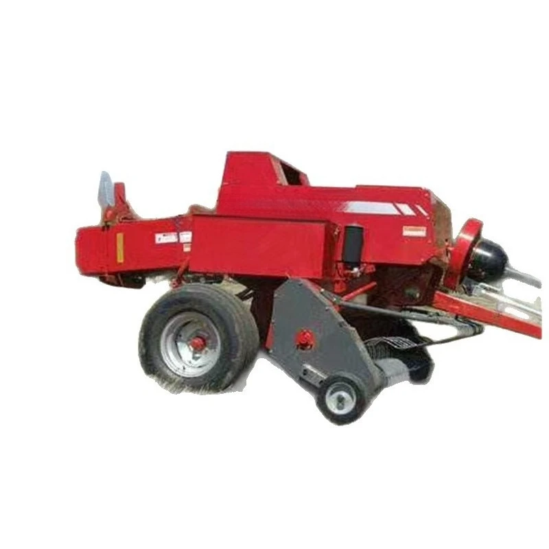 Forage strapping machine, forage straw crushing and baling machine