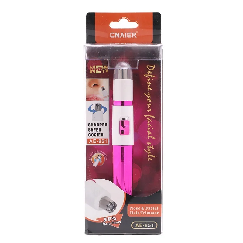 鼻と耳の脱毛のためのユニバーサル電動バリカン,手動シェービングツール