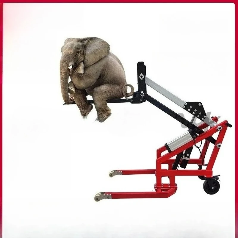 

Portable Electric Hydraulic Forklift Curved Arm Loading and Unloading Truck Small Loading and Unloading Truck Lifting Manual
