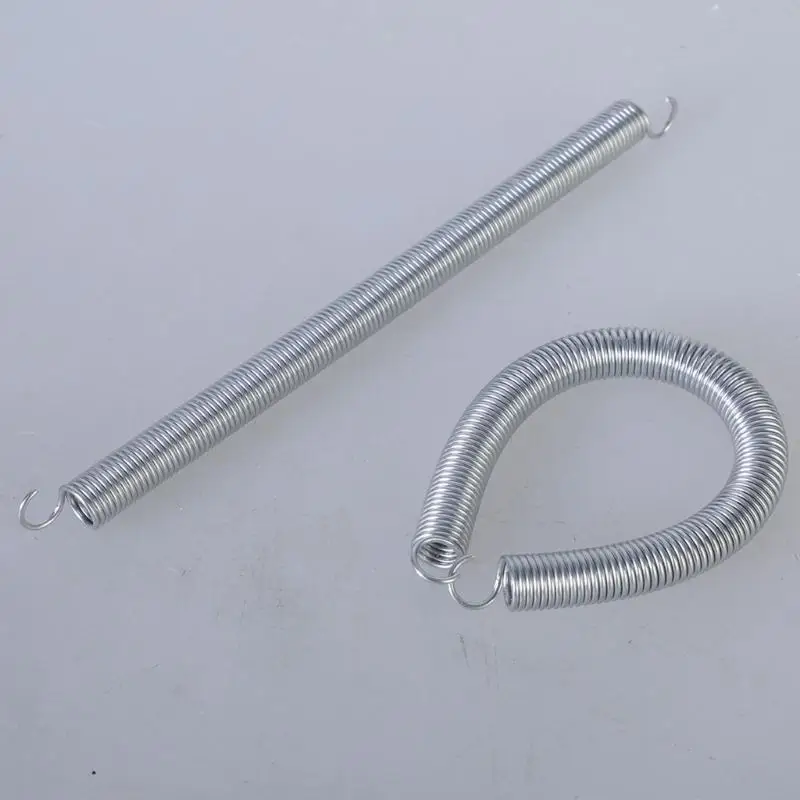 652F 12 قطعة الفولاذ المقاوم للصدأ التوتر تمديد الربيع سلك قطر 0.047 بوصة التراجع الربيع الميكانيكية الينابيع مع هوك