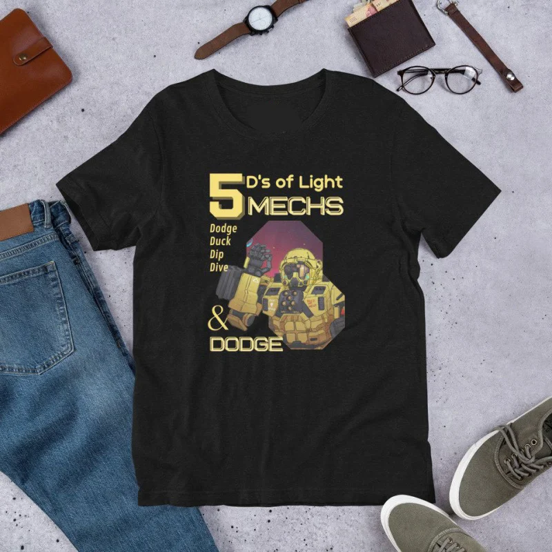 

Mechwarrior MWO 0421 Mech Combat Video game Gift t shirt for RPG Fan Battletech Graphic clothes Short sleeve All size tops S-6XL