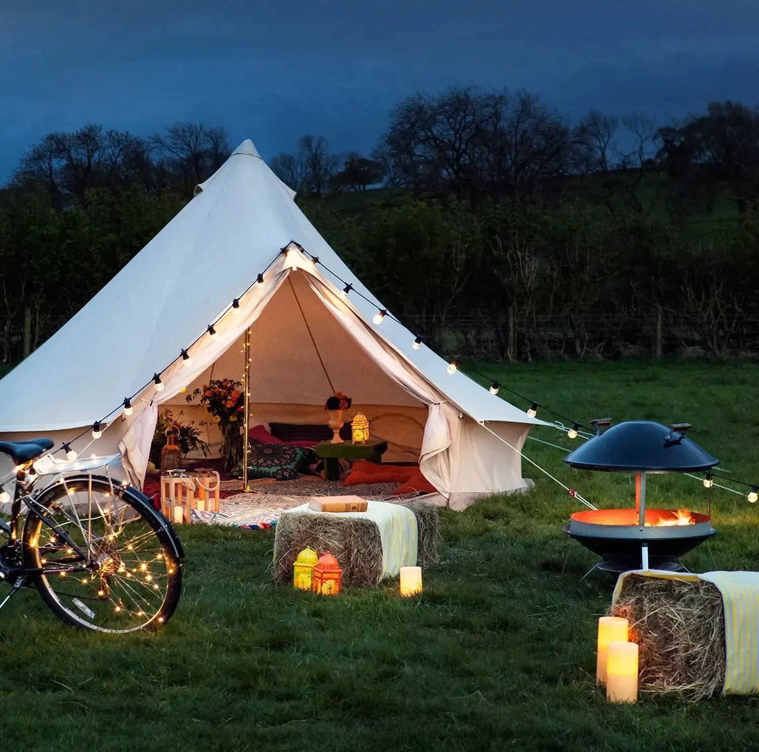 

3m 4m 5m 6m 7m Canvas Tent Factory Manufacturer Bell Tent