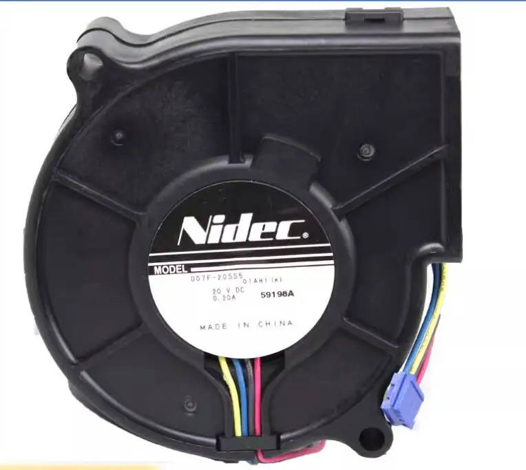 

Nidec D07F-20SS5 DC 20V 0.20A 75x75x30mm 4-Wire Server Cooling Fan