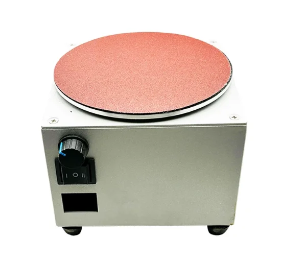 110V/220V Mini Bench Disc Sander Sanding Roller Electric Edge Sharpener  Variable Speed Self-adhesive Benchtop Grinding Machine