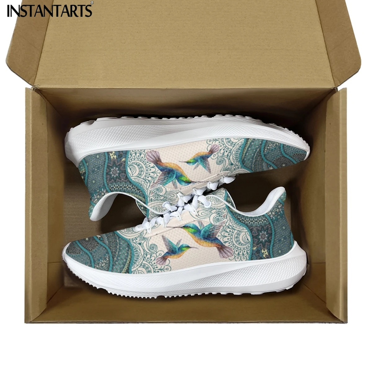 Urea ANTARTS-Chaussures de Course Légères à Plateforme pour Femme, Baskets Confortables, Style Bohème Colibri, pour l'Extérieur, Tennis, 2023