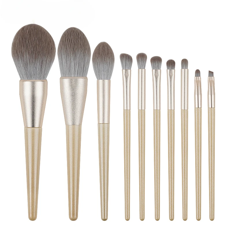 

Professional 2024 custom private label portable premium rose gold personalized makeup brush brushes set with case