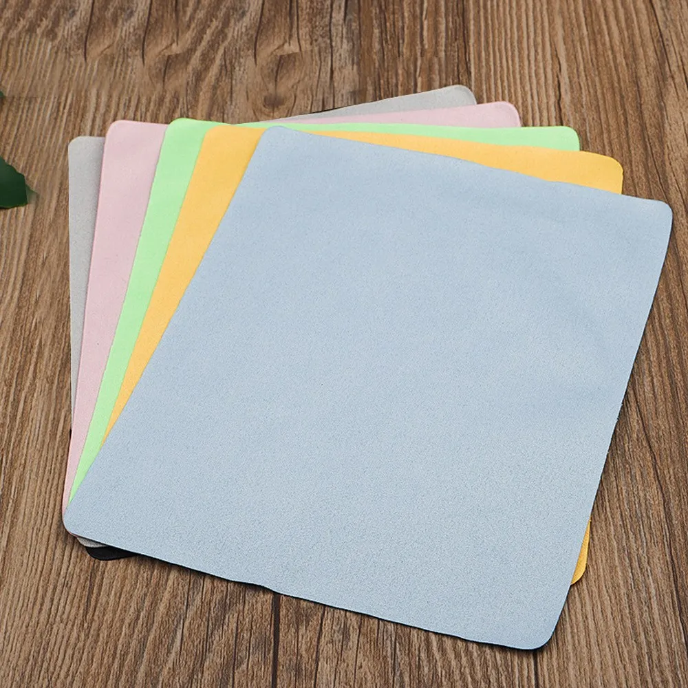 AT77 5 Stück weicher Chamois-Brillenreiniger, feine Faser, sauberes Tuch für die Reinigung von Objektiven und Kameras