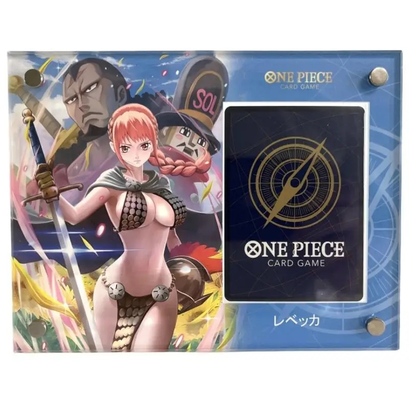 One Piece Card Brick Monkey D rufy Nami Uta Yamato Boa Hancock Vivi Opcg fai da te acrilico Action Toy Figur Anime Game Collection