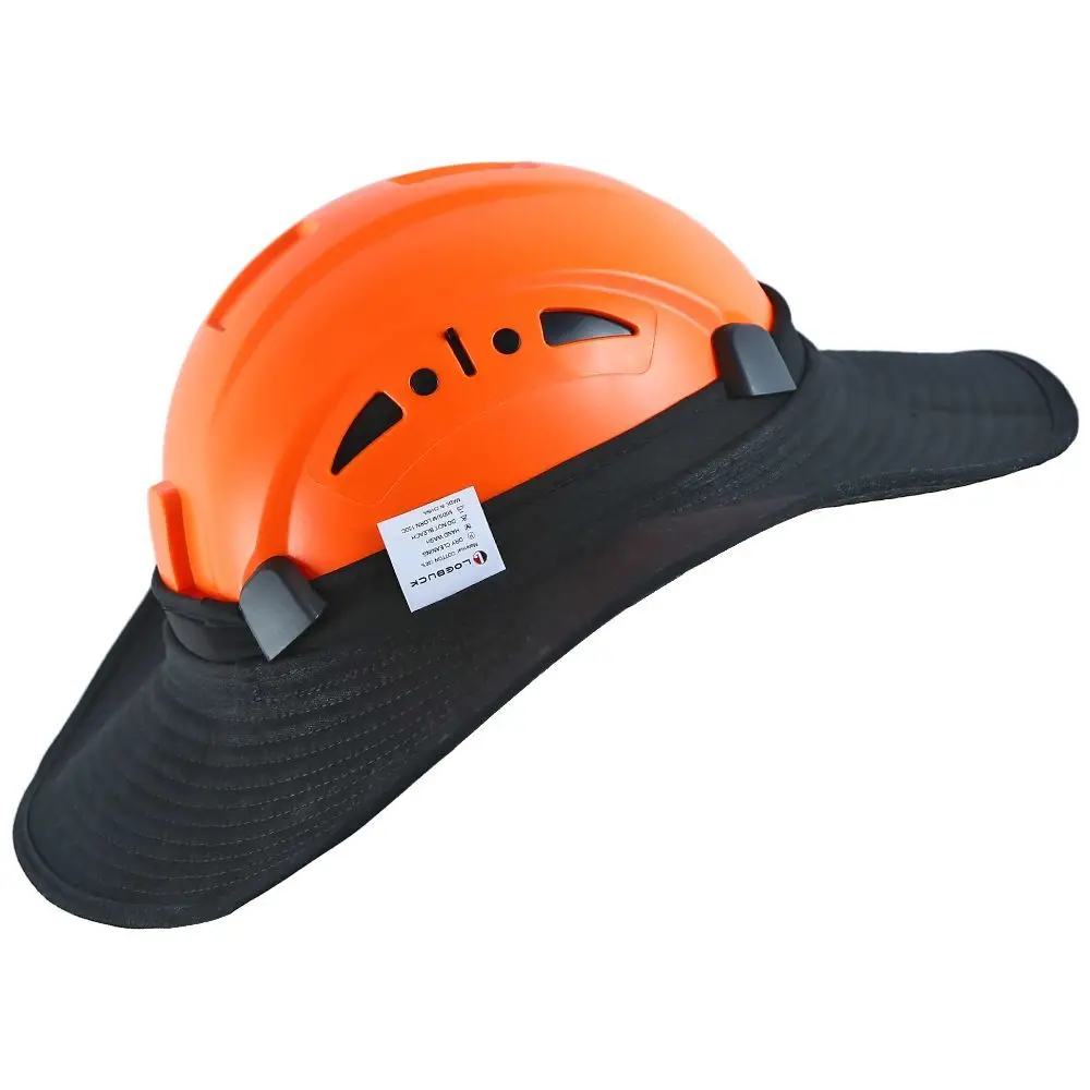 LOEBUCK International Standard Helmet, Sun Protection Removable Visor Work Helmet
