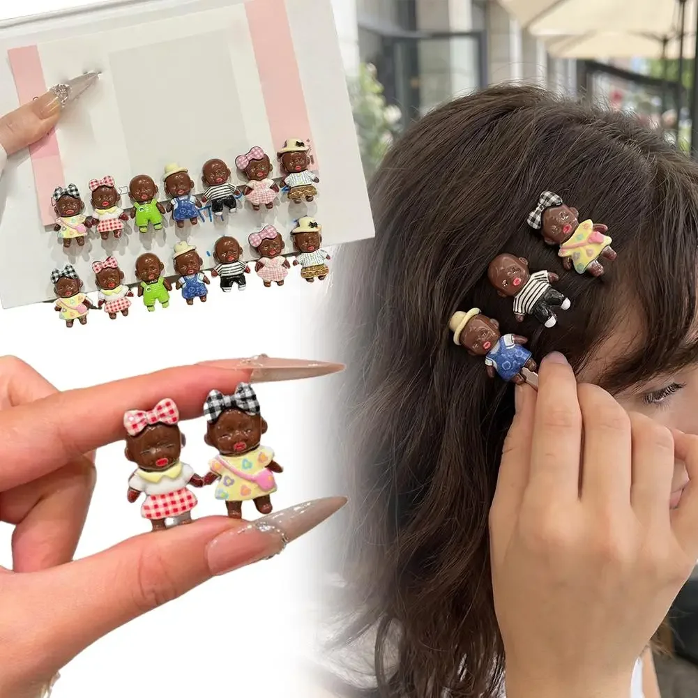 conjunto-de-presilhas-de-cabelo-de-bebe-jacare-preto-engracado-presilhas-de-cabelo-fofas-de-desenho-animado-natasha-mini-grampos-de-cabelo-Unicos-para-penteados-diarios