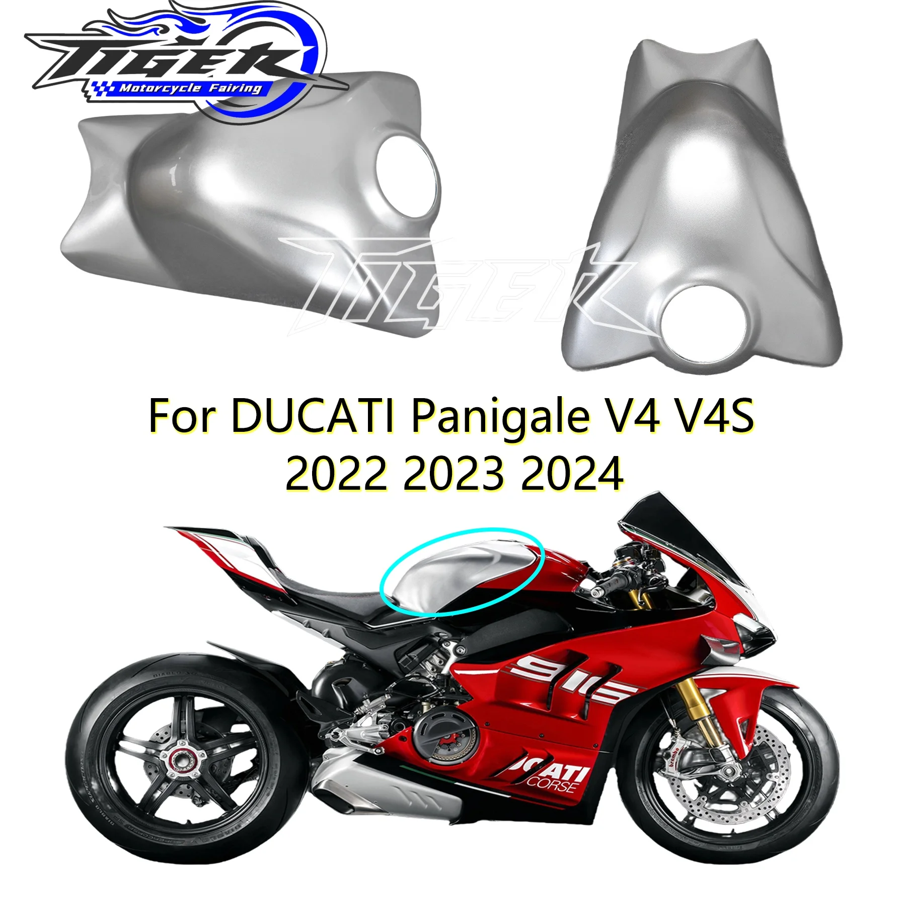 

Motorcycle For Ducati V4 V4S V4R fairing kit 100% full dry injection ABS Gas Guard 2022-2024