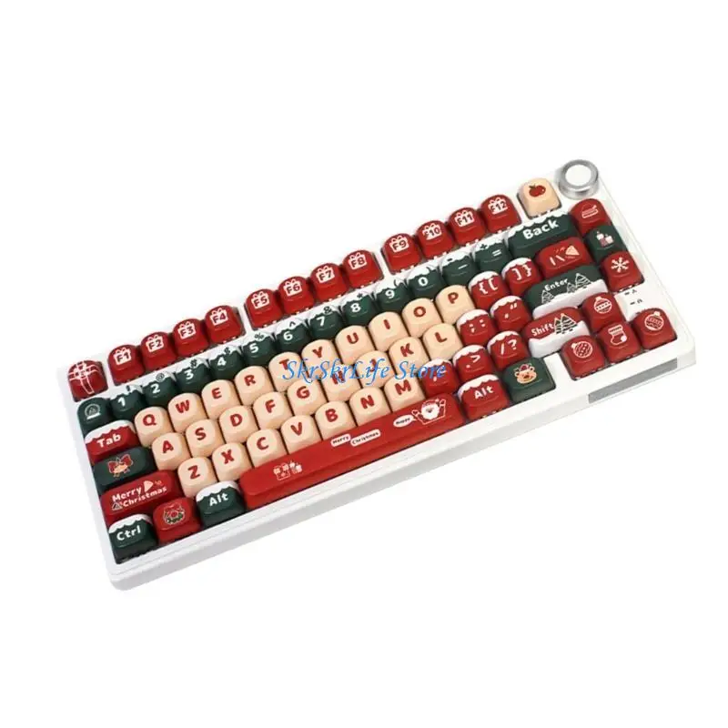 Capa tecla reemplazo E65E Juego 130 piezas sublimación calor PBT para teclado mecánico
