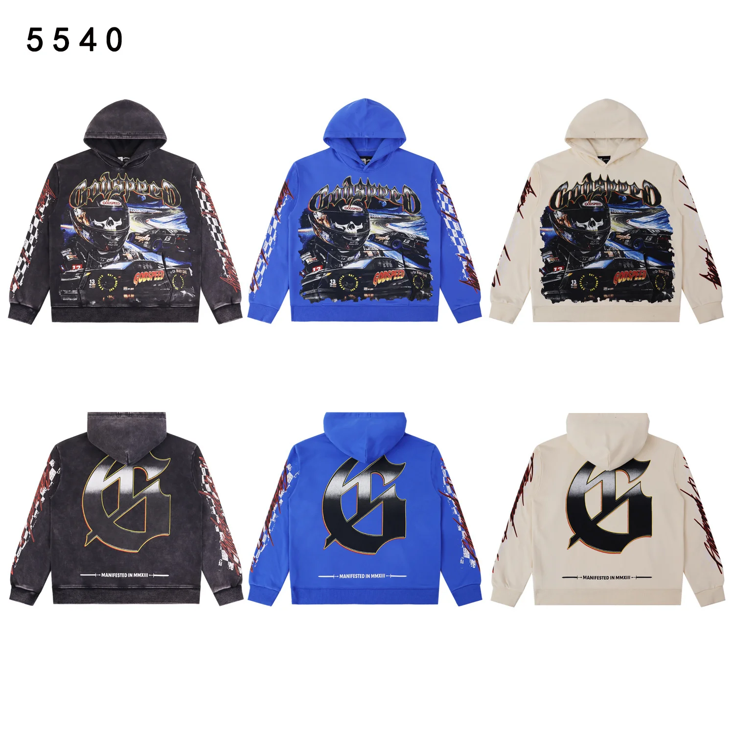 

Худи Godspeed Skull Racing Driver с винтажным принтом, модный американский бренд, хлопковая толстовка с длинными рукавами, повседневная одежда