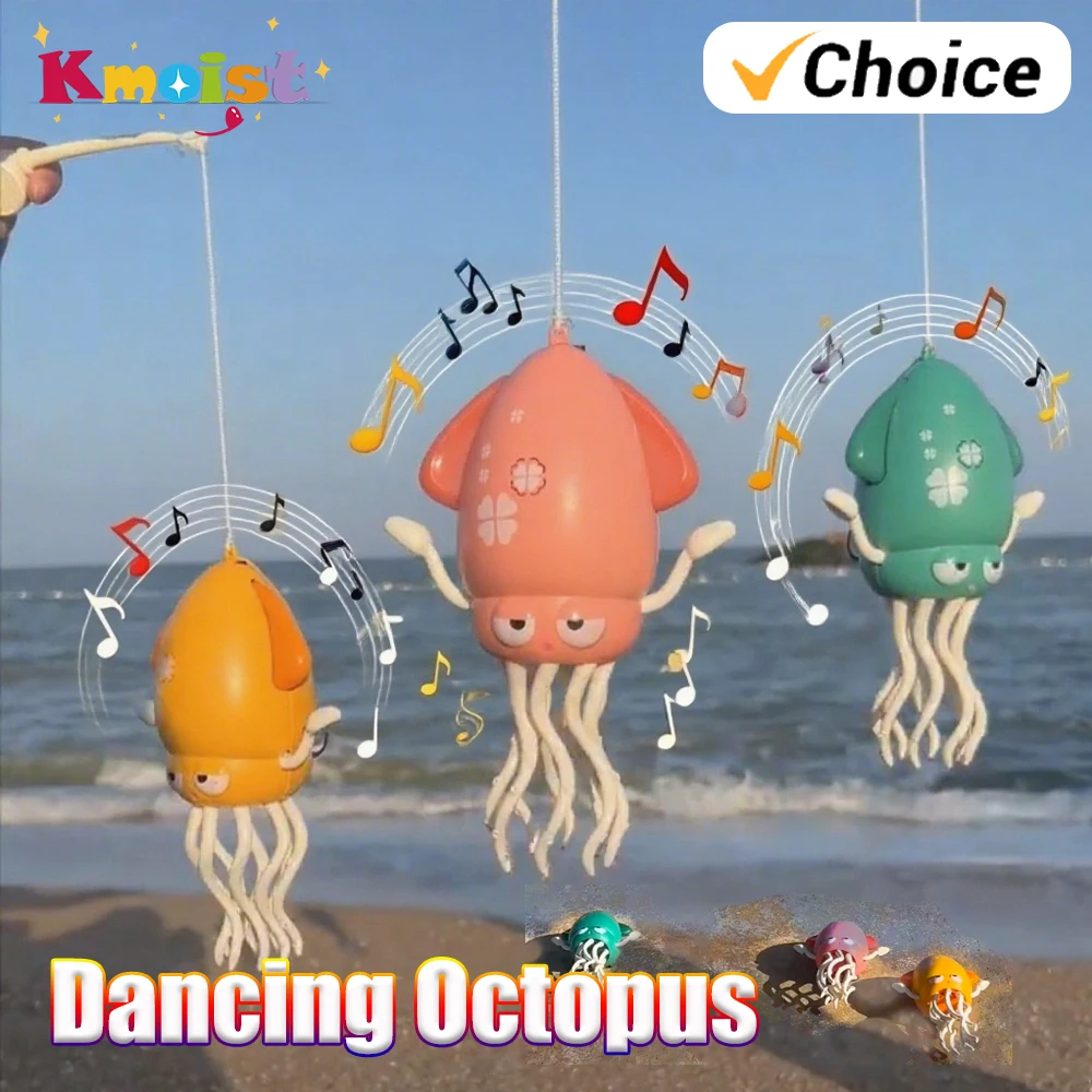 

Electric Dancing Octopus Pet with LED Lights Music Crawling Vehicle Stress Relief Interactive Robotics Gifts for Kids Birthday