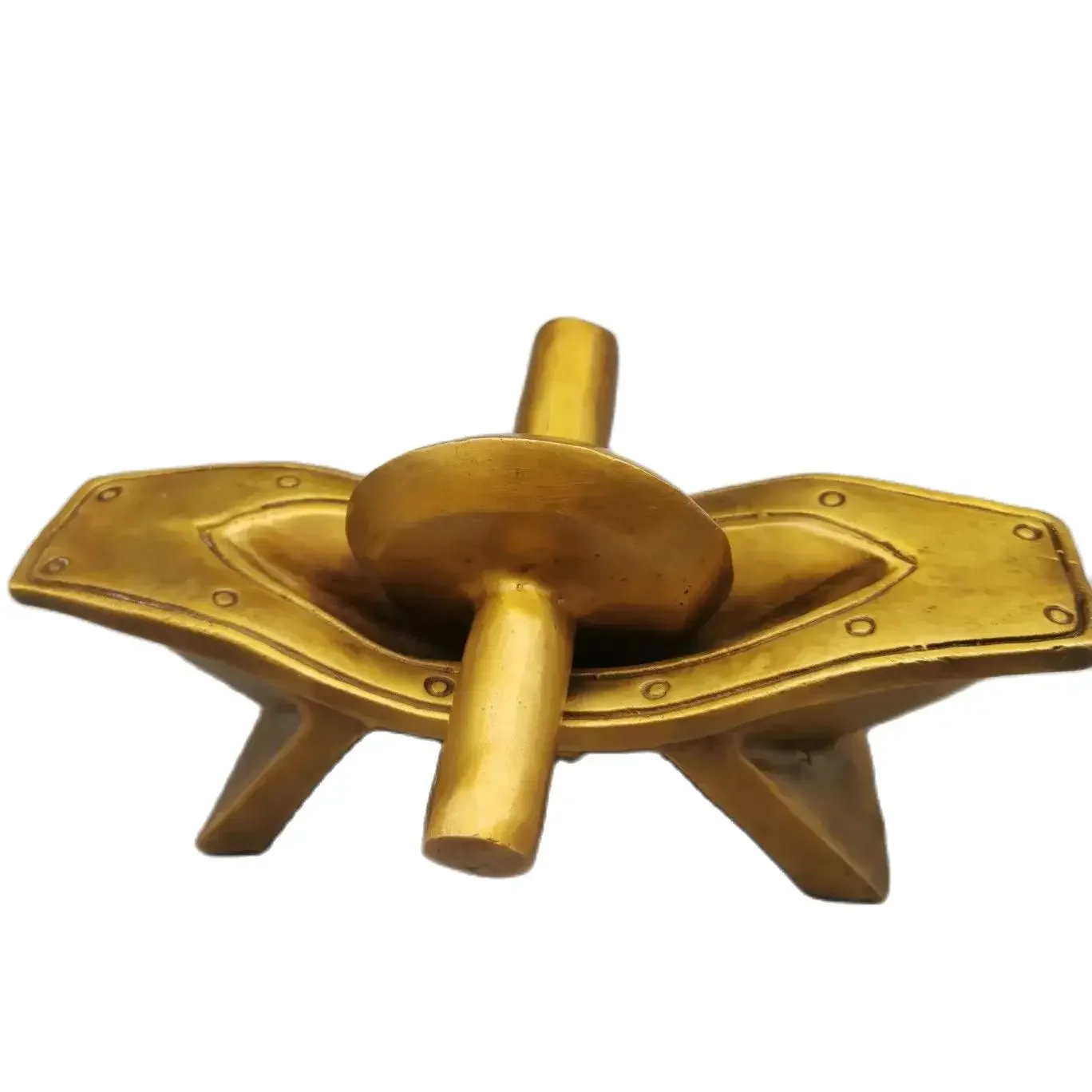 Brass copper medicine mill home decoration