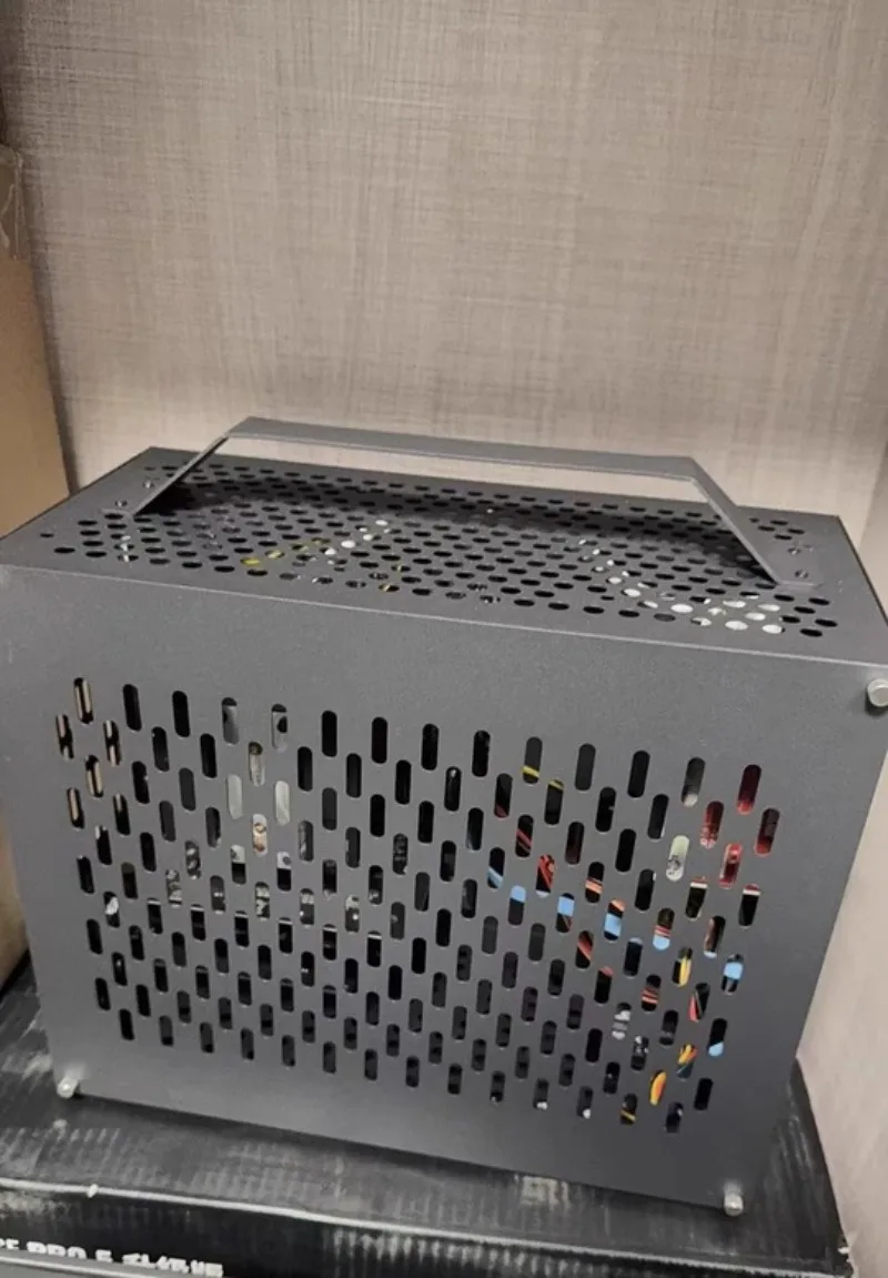 Mini Desktop Computer Case MATX ITX Small Form Factor Portable for Compact Gaming Office Systems K77