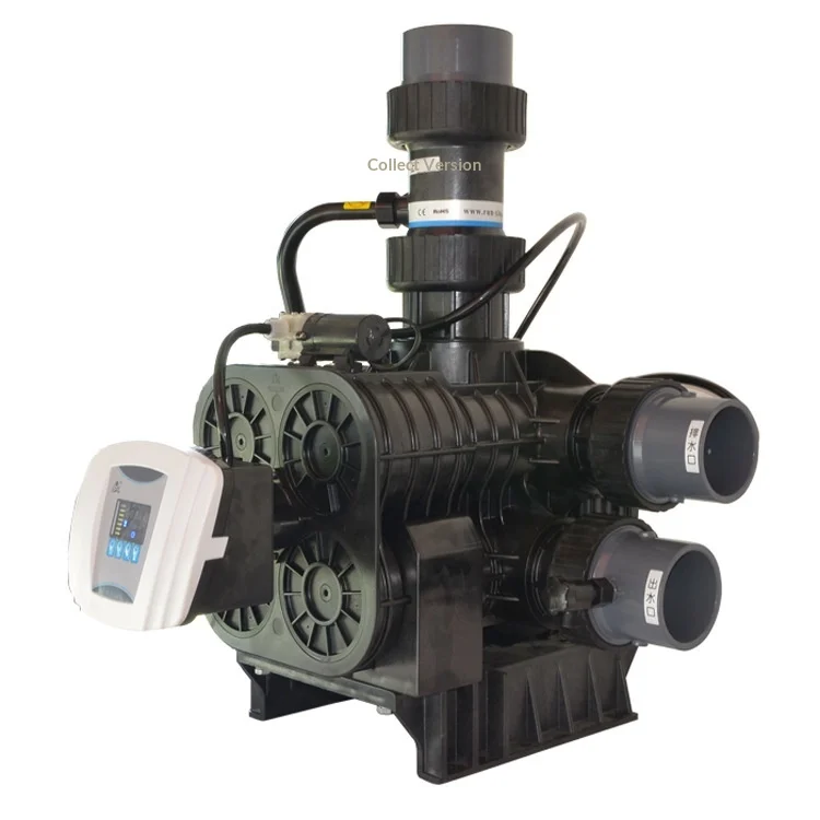 Water Softener Control Valve 50 TPH Flow Type Side Mounted Multi-Port Runxin 63650 F96A3/A1 Automatic Softener