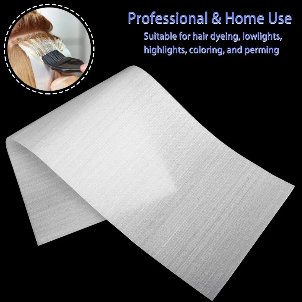 Juego de papel profesional para tinte de cabello, lámina gruesa para rizar el cabello, para resaltar, equipo de peluquería, herramientas de