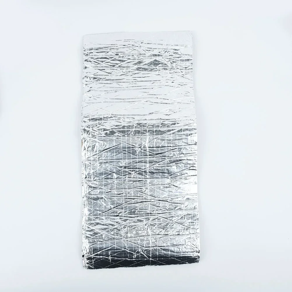 Air conditioning tube Soundproof Pad Aluminum Foil Audio Car Deadening Door Double sided Firewall Mat Noise 5mm