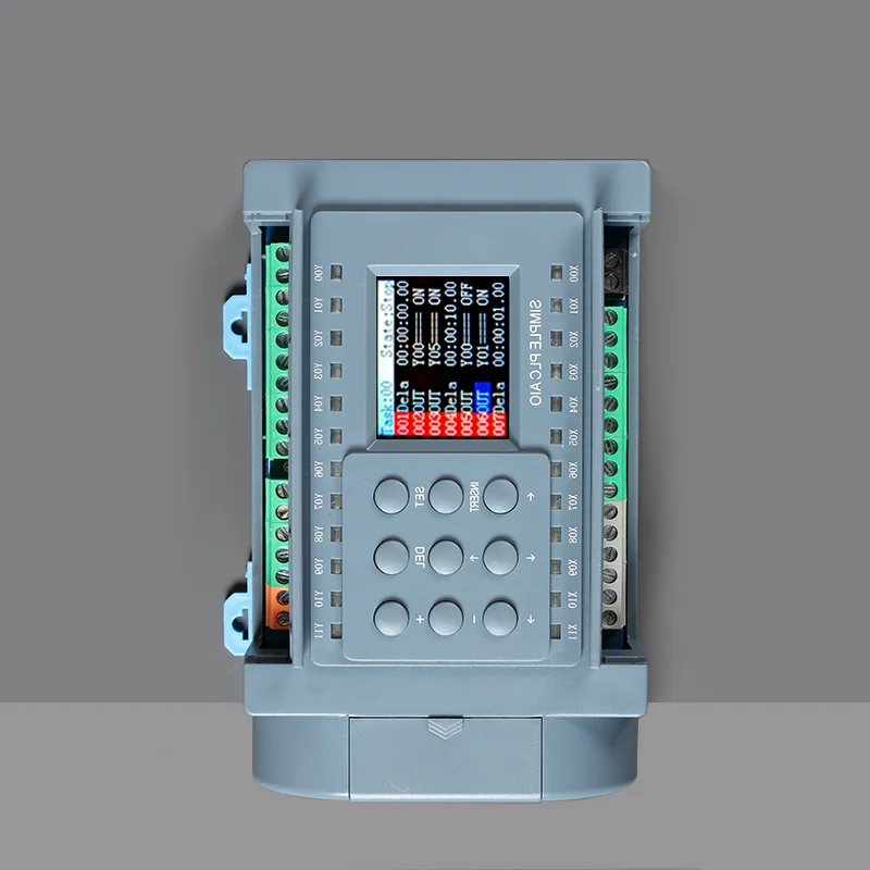 

Huaqingjun 8DI 8DO Transistor Output PLC 2-Channel Analog Inputs 0-20mA 0-10V Programmable Controller for Conventer