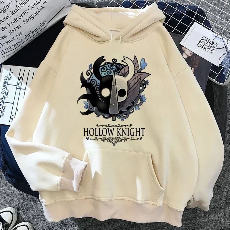 Hollow Knight 후드 티 남성 한국 Ulzzang Grunge Y2k Aesthetic Fmale 가을, 겨울 풀오버 Hoddies 스웨터 하라주쿠