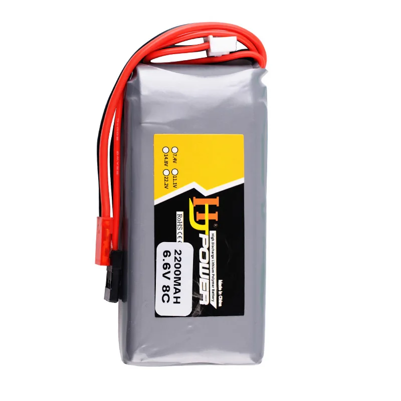 1 / 2 sztuk 2S 6.6v 2200MAH 8C 3PK bateria Lipo do Futaba 14SG 18SZ 16SZ T8J nadajnik li-fe bateria pilota zdalnego sterowania