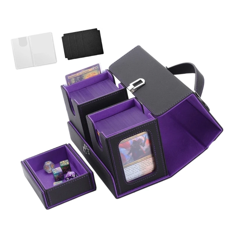 

Fashionable Card Organizers with Double Window and Large Card Capacity