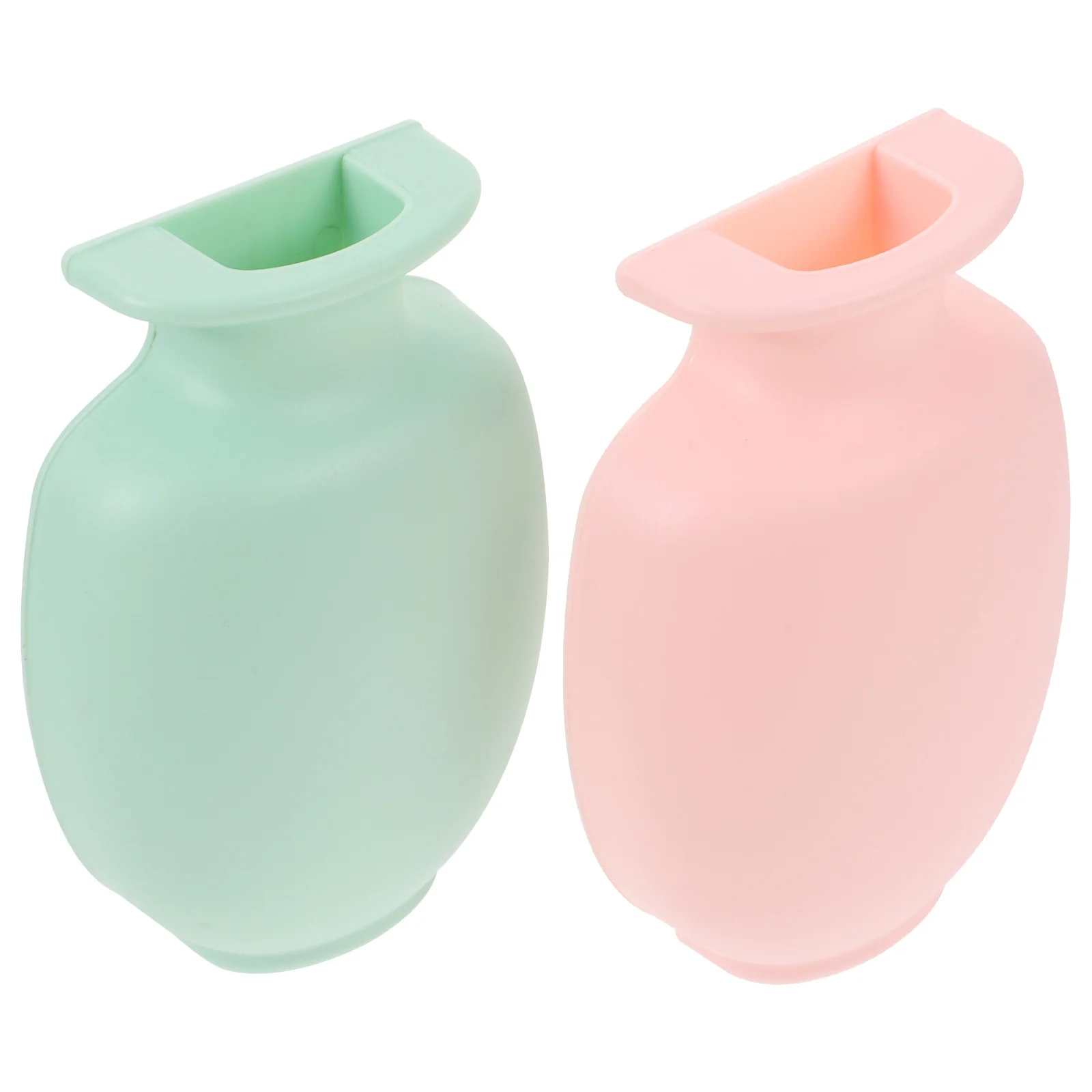 

2Pcs Wall Mounted Planter Reusable Flower Vase Safe Material Wall Vase for Home Decoration Porch Living Room Bedroom