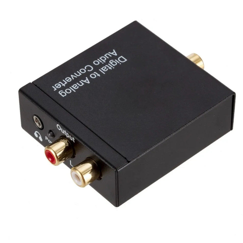 DAC 3.5Mm Jack Coaxial Optical Fiber Digital To Analog Audio Aux RCA L / R Converter Spdif Digital Audio Decoder Amplifier