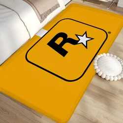 Rockstar Games Room Mats Non-Slip Laundry Room Mat Laundry Decor Balcony Child Living Room Household Carpets