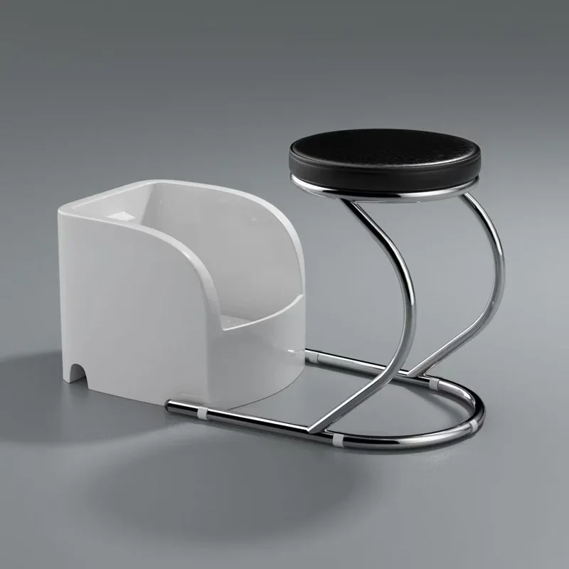 Middle East foot-pedal foot bath integrated high temperature ceramic foot bath beach outdoor bathroom foot bath