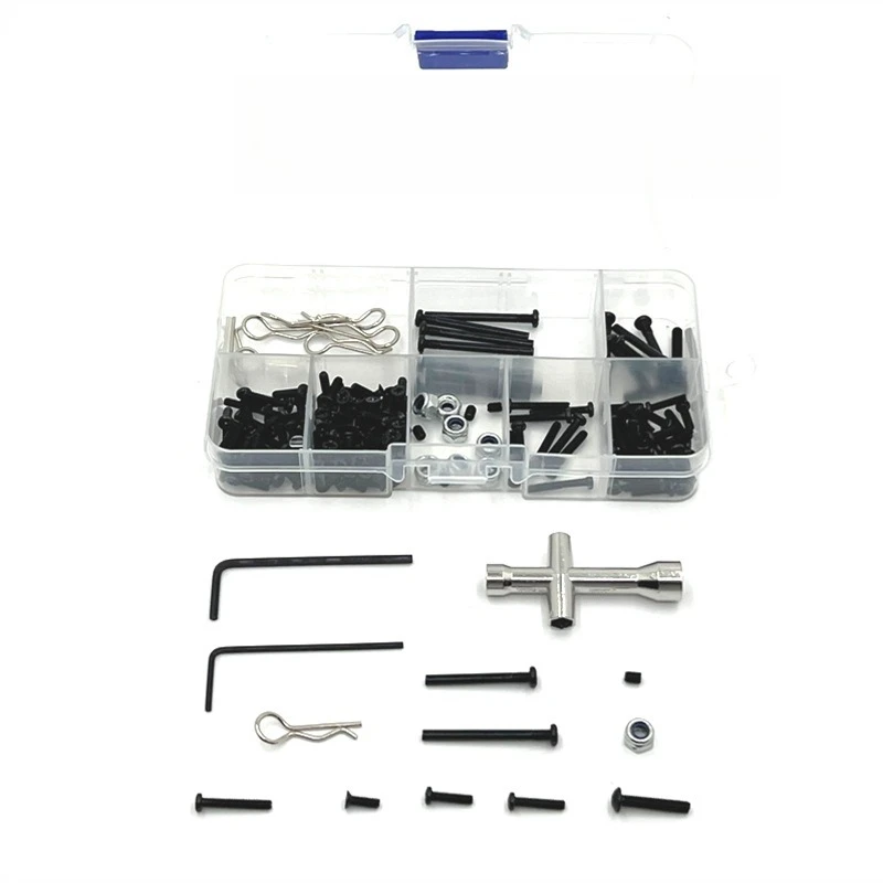 

183PCS Screw Tool Box 14301 14302 14303 Remote Control Car, Upgraded and Modified