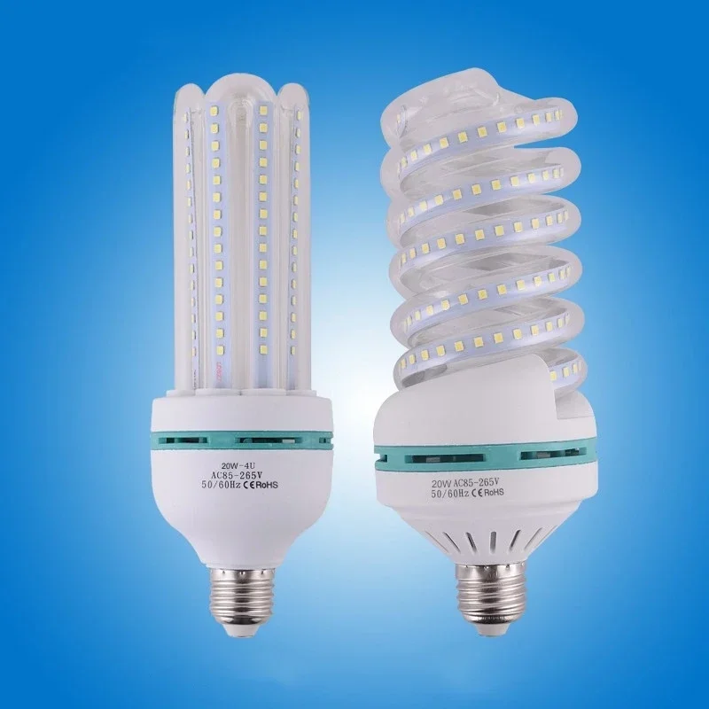 E27 Screw LED Corn Bulb 12W 16W 20W AC85-265V Warm White Cool White Lamp for Chandelier Candle Table Reading Lamp Down Light