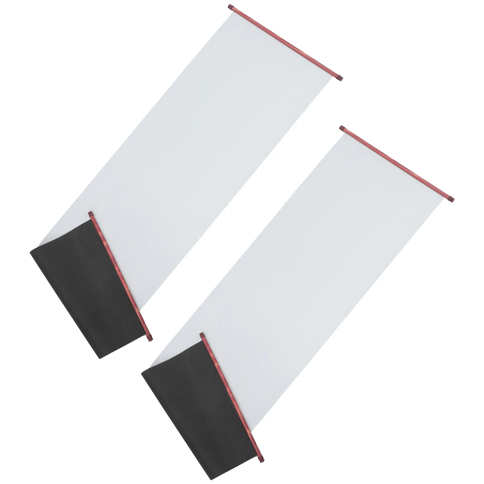 

2Pcs Chinese Calligraphy Water Writing Cloth Scroll Reusable Fast Drying Painting Paper for Beginners Experts Folding Portable
