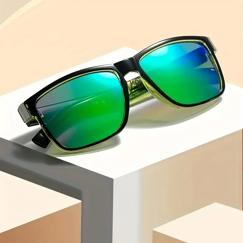 New style Men's Sporty Fashion for Cycling, Fishing & Driving - Durable PC Frame with Polarized, Includes Cleaning Cloth