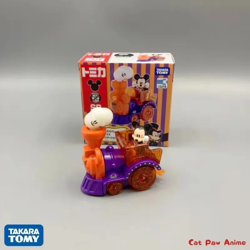 TAKARA TOMY Disney Halloween Buzz Lightyear Pixar Woody Car Model Toy Genuine Collectible Play Vehicle