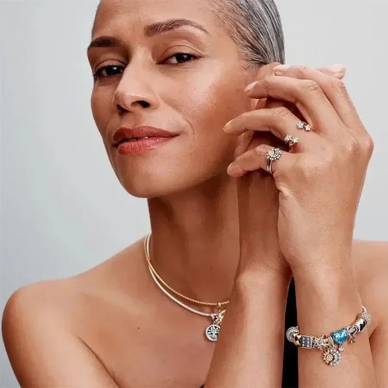 Vintage Moissanite Rings 925 Sterling Silver 6 Claws Cubic Zirconia Heart Crown Rings for Women Anniversary Fine Jewelry Gifts